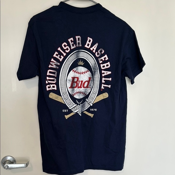 NWOT Budweiser Men's Navy T-Shirt - Picture 5 of 6